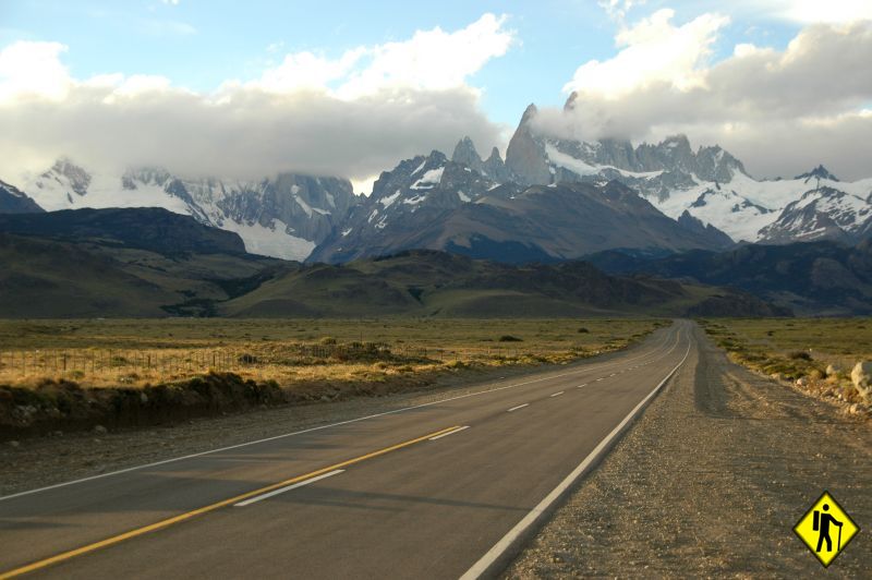 Autobusem z El Calafate do El Chalténu